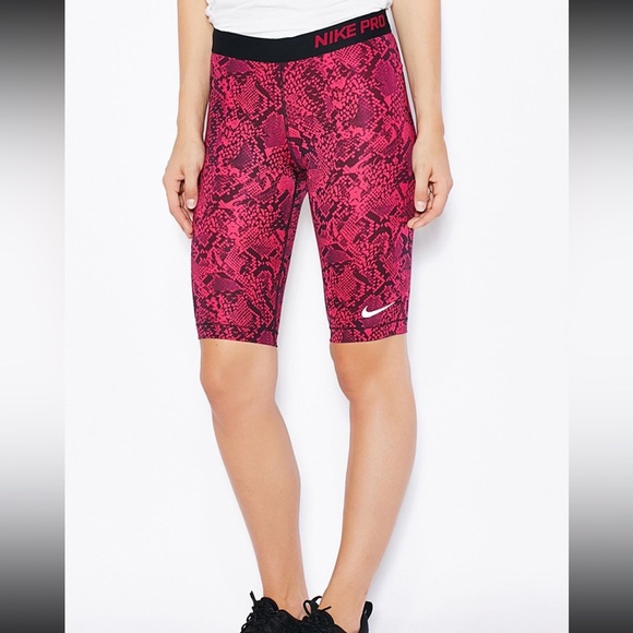 Nike Pro Cool Blue Snakeskin 11" Bike Shorts - Picture 13 of 13